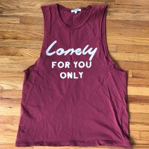 MATE the Label Lonely for You Only Muscle Tee